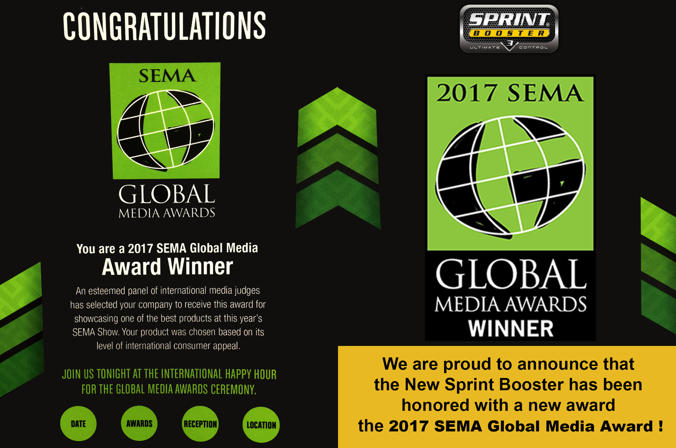 SEMA GLOBAL MEDIA AWARD 2017