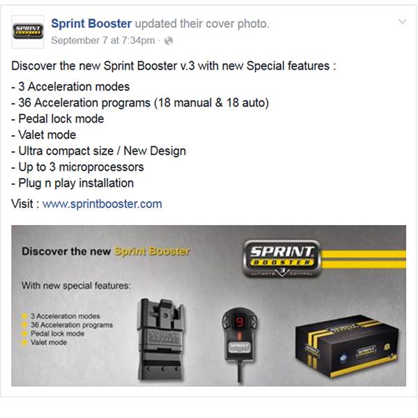 Discover the new Sprint Booster v.3 