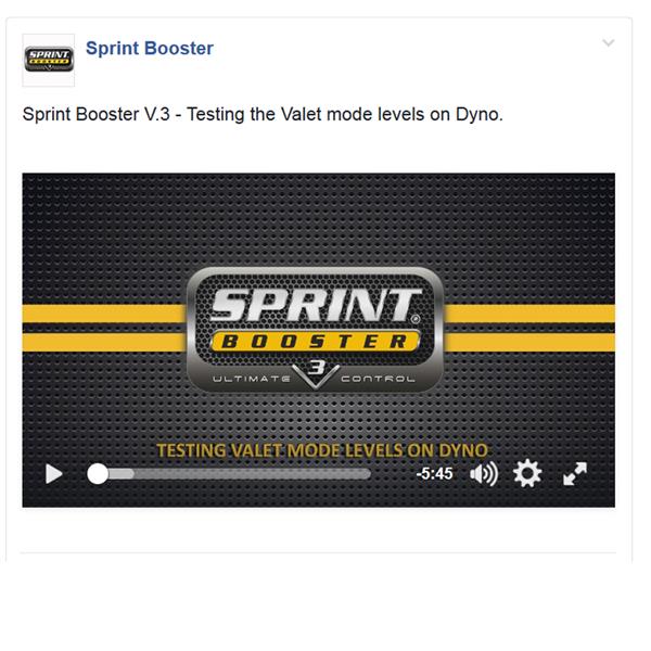 Sprint Booster V.3 - Testing the Valet mode levels on Dyno.